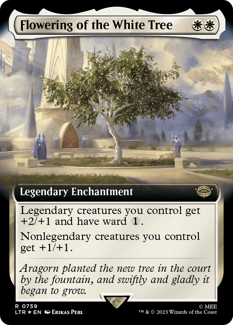 Flowering of the White Tree (Extended Art) (Surge Foil) [The Lord of the Rings: Tales of Middle-Earth] | Pandora's Boox