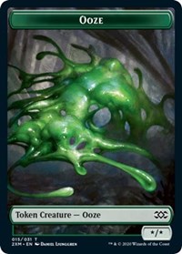 Ooze // Wurm (030) Double-Sided Token [Double Masters Tokens] | Pandora's Boox