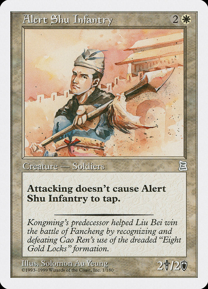 Alert Shu Infantry [Portal Three Kingdoms] | Pandora's Boox