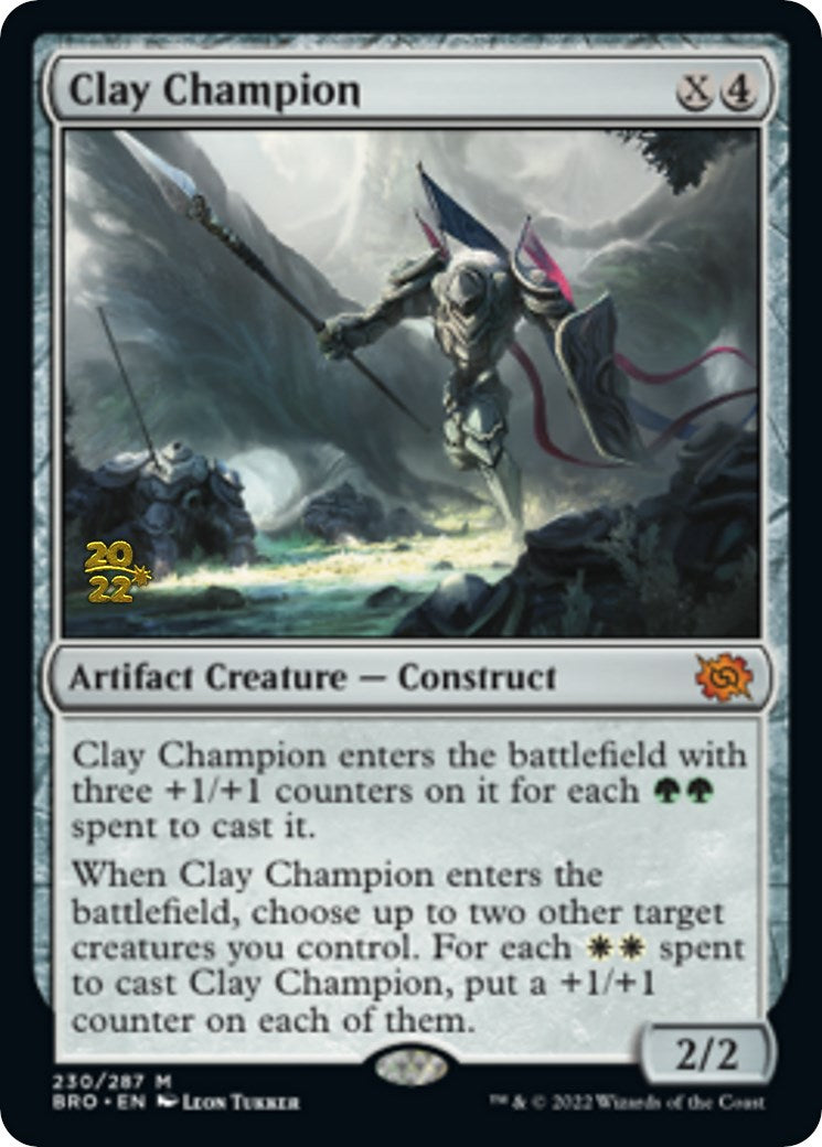 Clay Champion [The Brothers' War Prerelease Promos] | Pandora's Boox