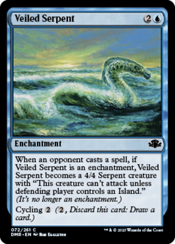 Veiled Serpent [Dominaria Remastered] | Pandora's Boox