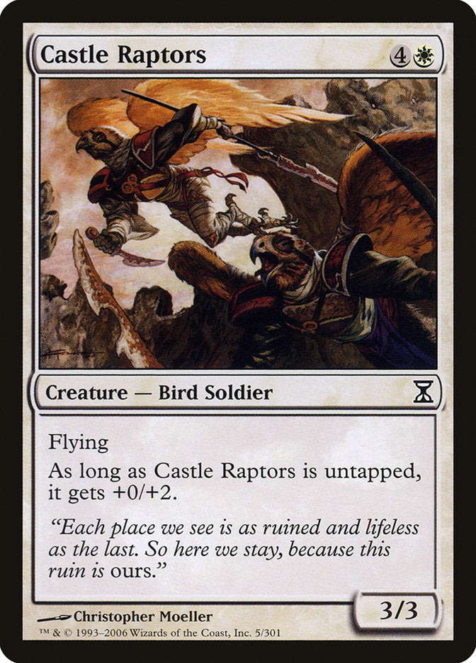 Castle Raptors [Time Spiral] | Pandora's Boox