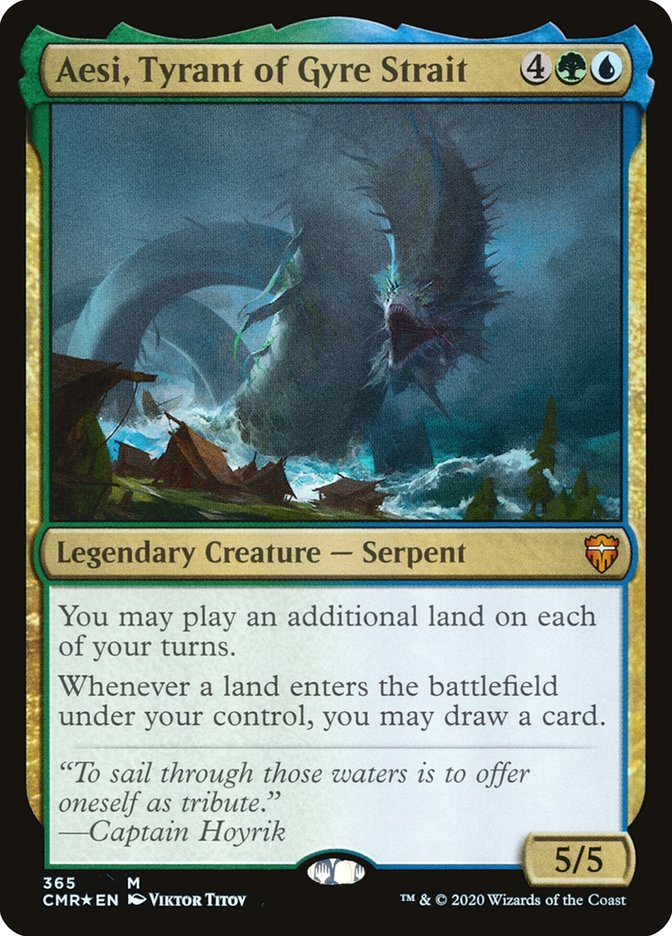 Aesi, Tyrant of Gyre Strait [Commander Legends] | Pandora's Boox