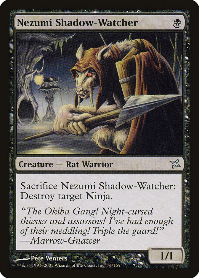 Nezumi Shadow-Watcher [Betrayers of Kamigawa] | Pandora's Boox