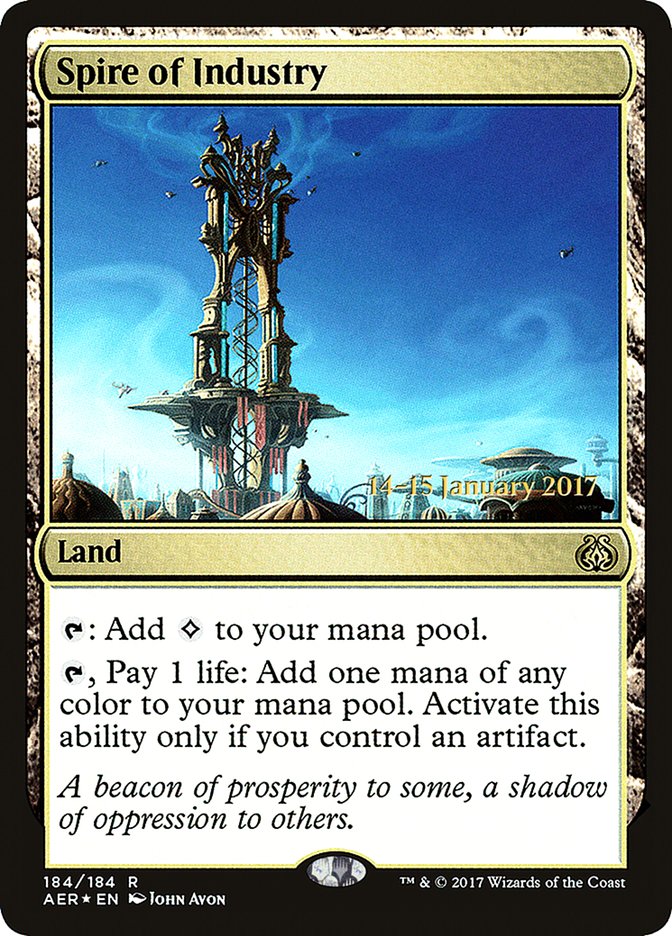 Spire of Industry [Aether Revolt Prerelease Promos] | Pandora's Boox