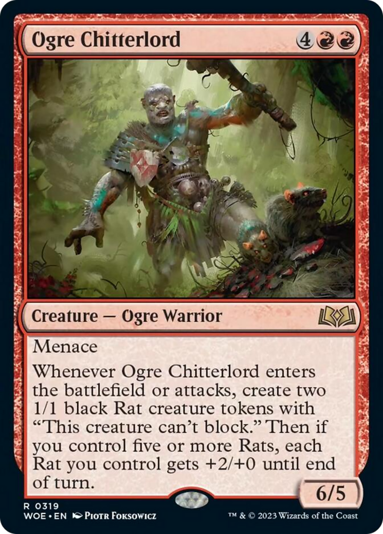Ogre Chitterlord [Wilds of Eldraine] | Pandora's Boox