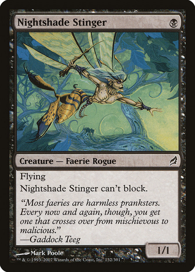 Nightshade Stinger [Lorwyn] | Pandora's Boox
