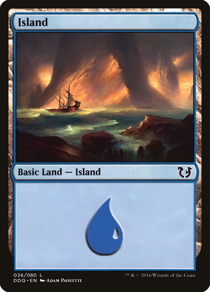 Island (36) [Duel Decks: Blessed vs. Cursed] | Pandora's Boox