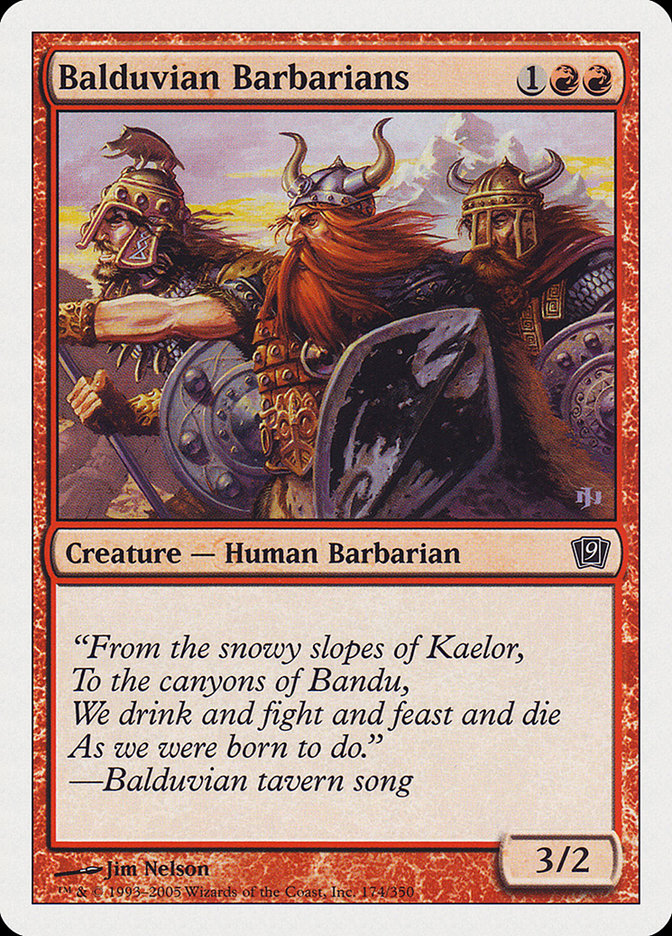 Balduvian Barbarians [Ninth Edition] | Pandora's Boox
