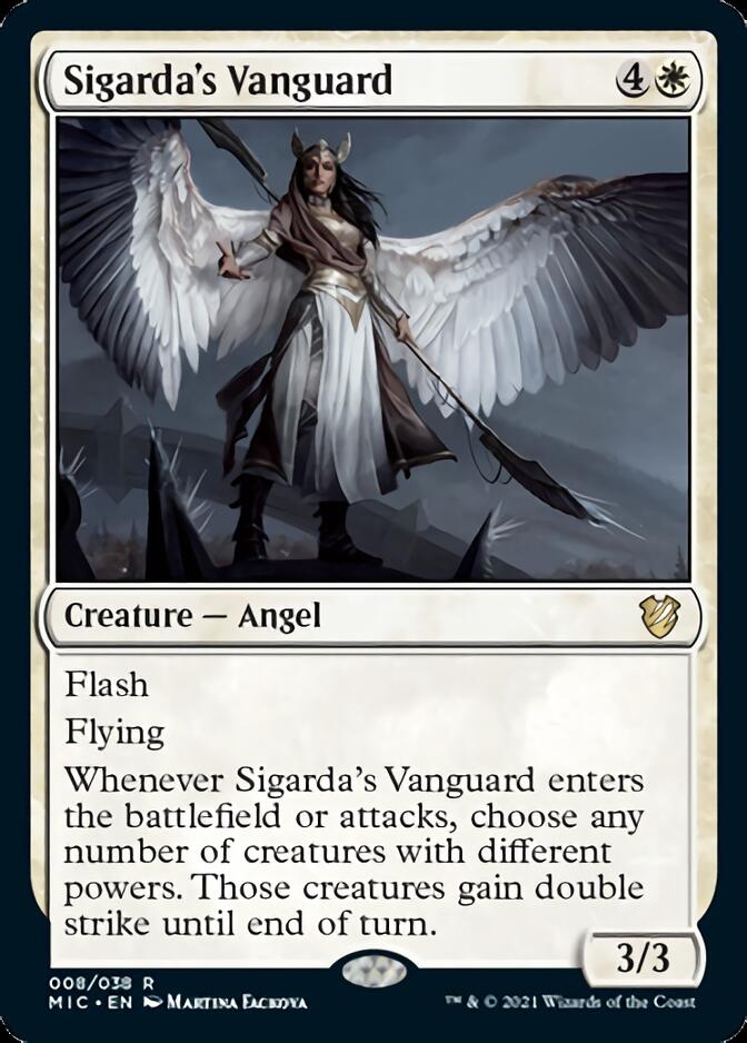Sigarda's Vanguard [Innistrad: Midnight Hunt Commander] | Pandora's Boox