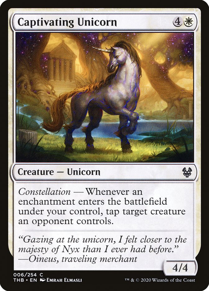 Captivating Unicorn [Theros Beyond Death] | Pandora's Boox