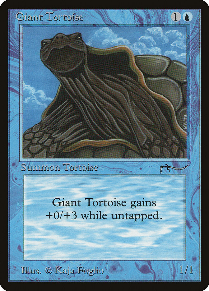 Giant Tortoise (Light Mana Cost) [Arabian Nights] | Pandora's Boox