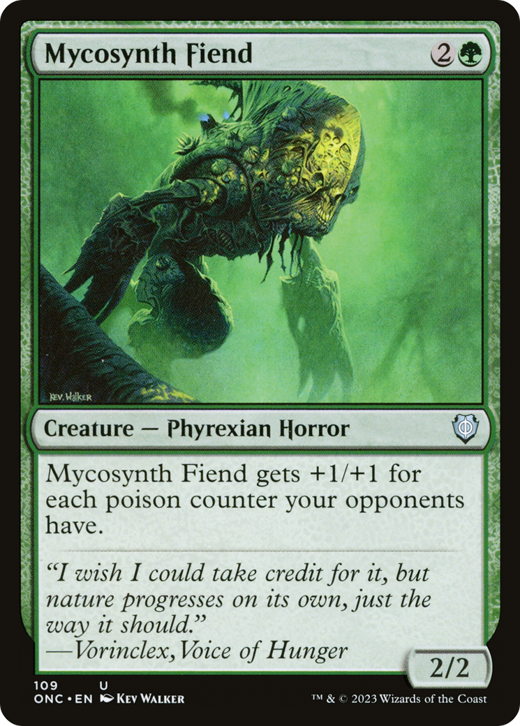 Mycosynth Fiend [Phyrexia: All Will Be One Commander] | Pandora's Boox