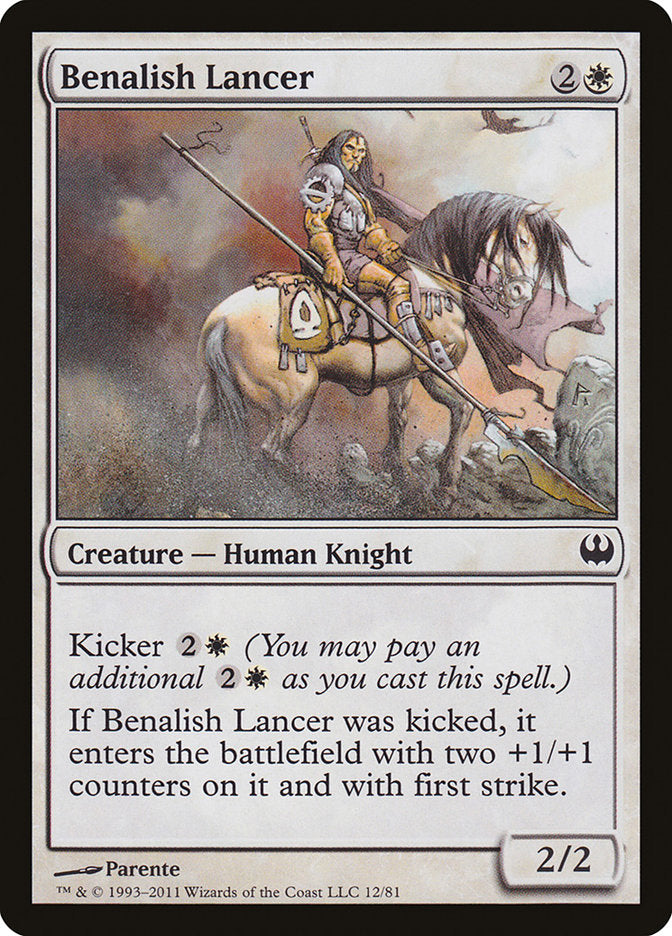 Benalish Lancer [Duel Decks: Knights vs. Dragons] | Pandora's Boox