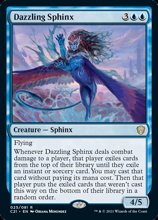 Dazzling Sphinx [Commander 2021] | Pandora's Boox