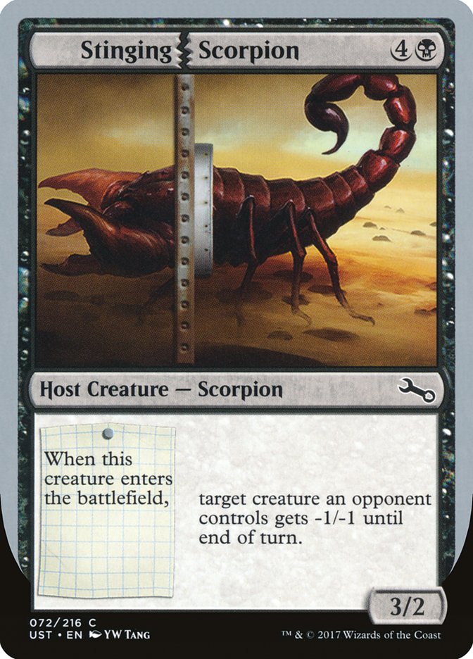 Stinging Scorpion [Unstable] | Pandora's Boox