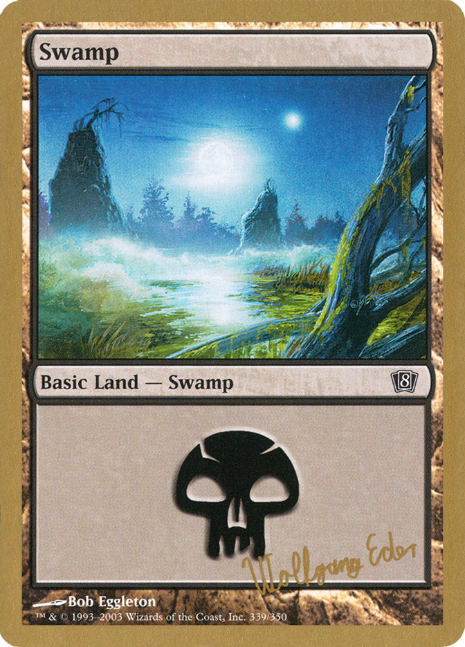 Swamp (we339) (Wolfgang Eder) [World Championship Decks 2003] | Pandora's Boox