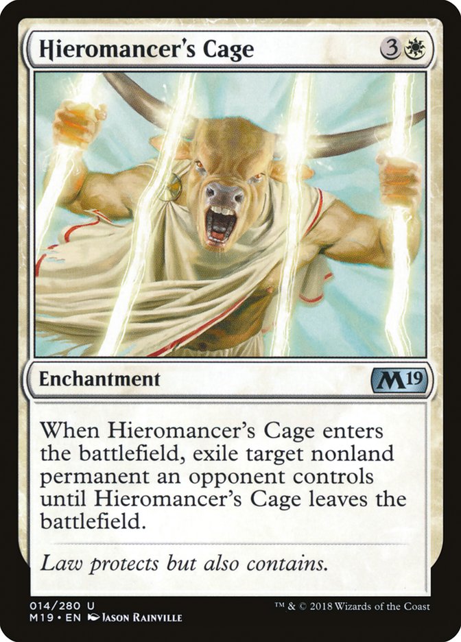 Hieromancer's Cage [Core Set 2019] | Pandora's Boox