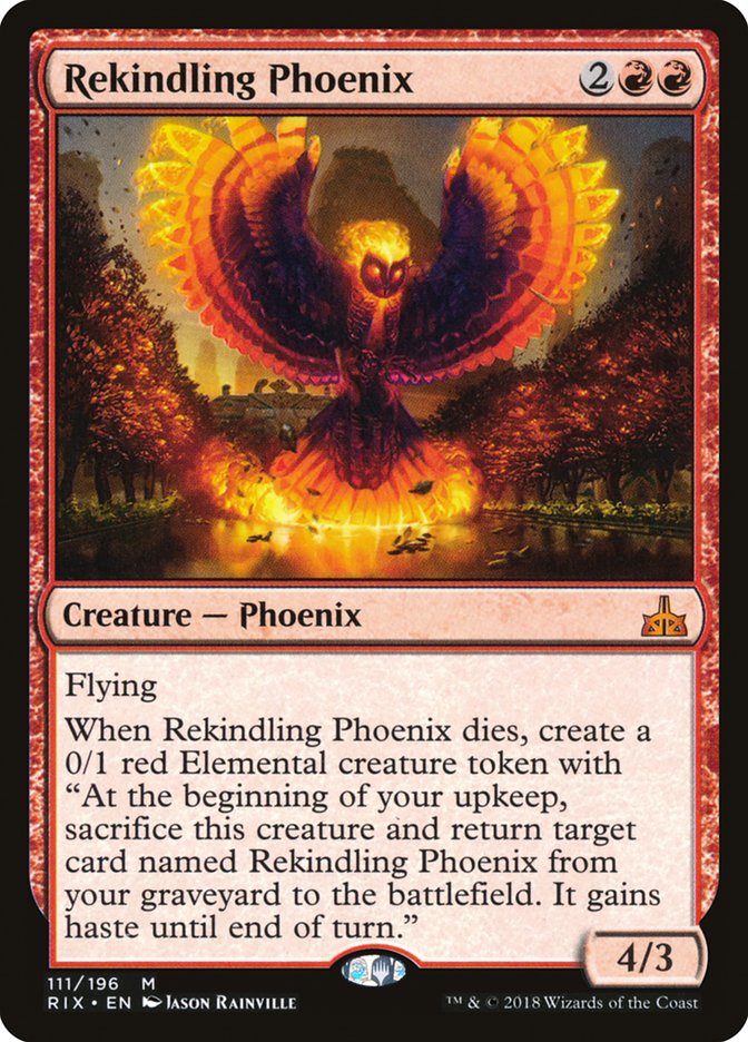 Rekindling Phoenix [Rivals of Ixalan] | Pandora's Boox