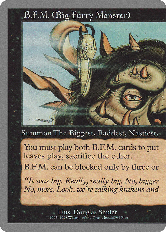 B.F.M. (Big Furry Monster) (28/94) [Unglued] | Pandora's Boox