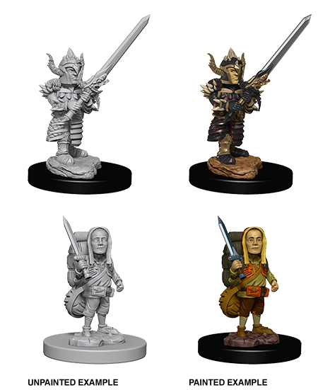 Nolzur's Marvelous Miniatures W6 Halfling Fighter Female