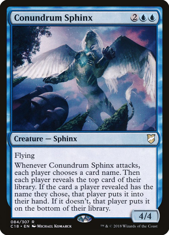 Conundrum Sphinx [Commander 2018] | Pandora's Boox