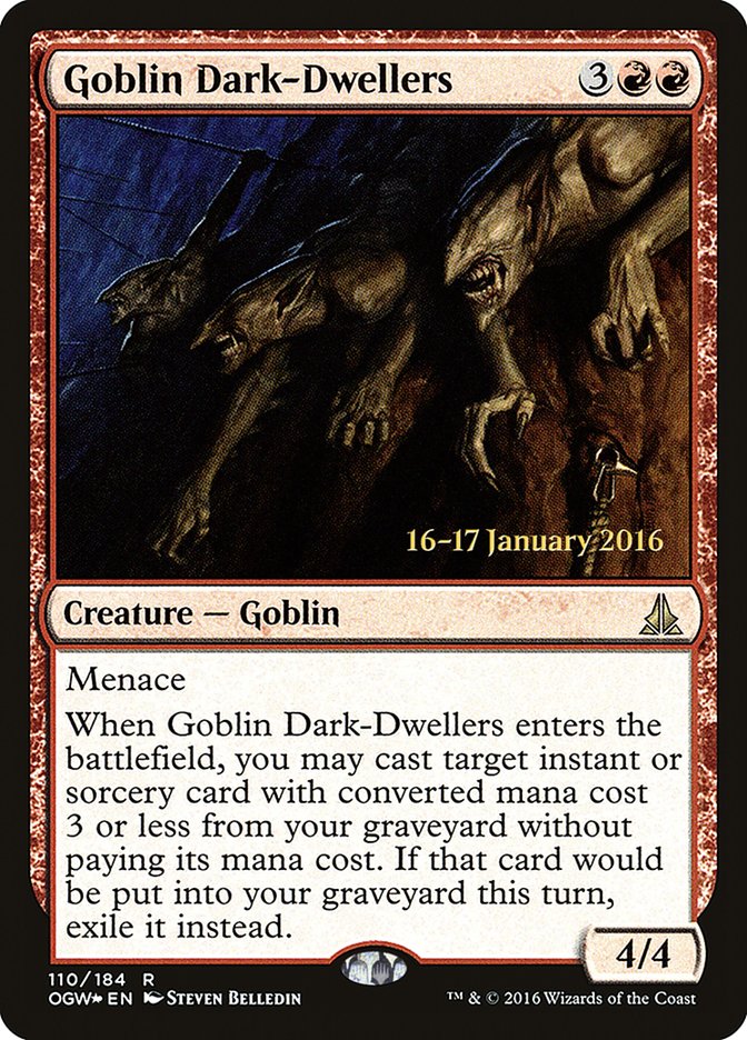 Goblin Dark-Dwellers [Oath of the Gatewatch Prerelease Promos] | Pandora's Boox