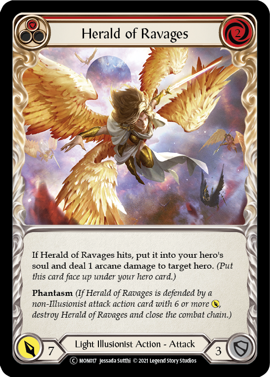 Herald of Ravages (Red) [U-MON017] Unlimited Edition Normal