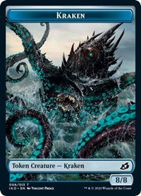 Kraken // Human Soldier (003) Double-Sided Token [Ikoria: Lair of Behemoths Tokens] | Pandora's Boox