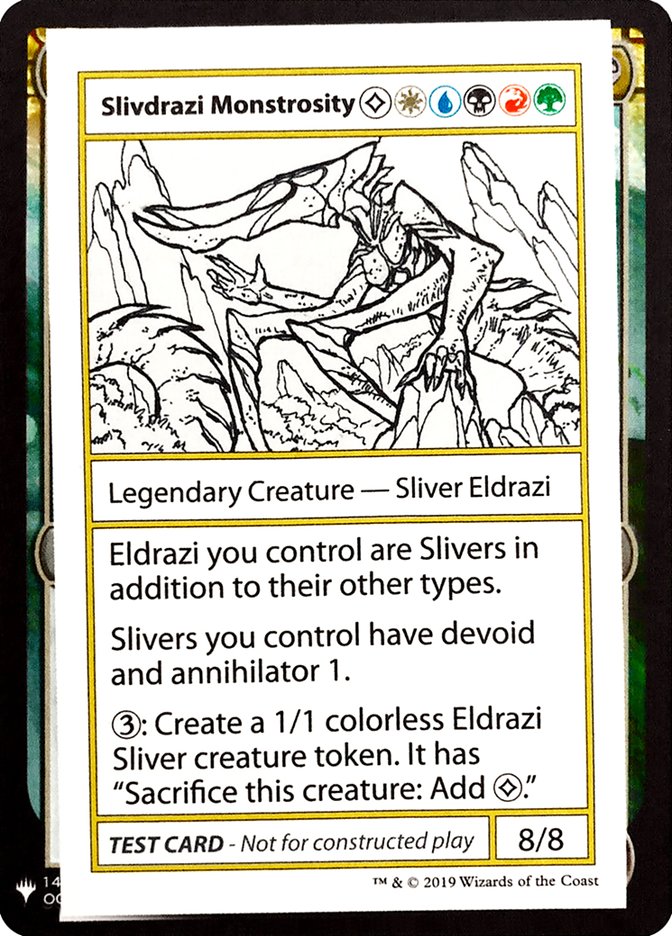 Slivdrazi Monstrosity [Mystery Booster Playtest Cards] | Pandora's Boox