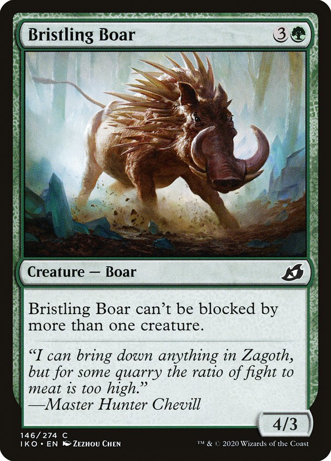 Bristling Boar [Ikoria: Lair of Behemoths] | Pandora's Boox