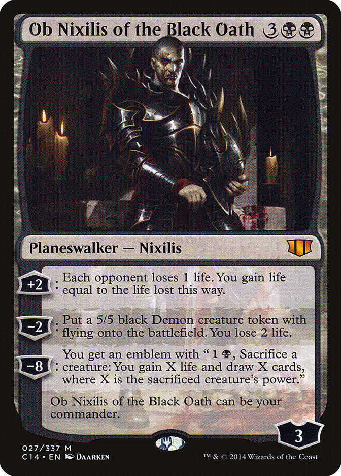 Ob Nixilis of the Black Oath [Commander 2014] | Pandora's Boox
