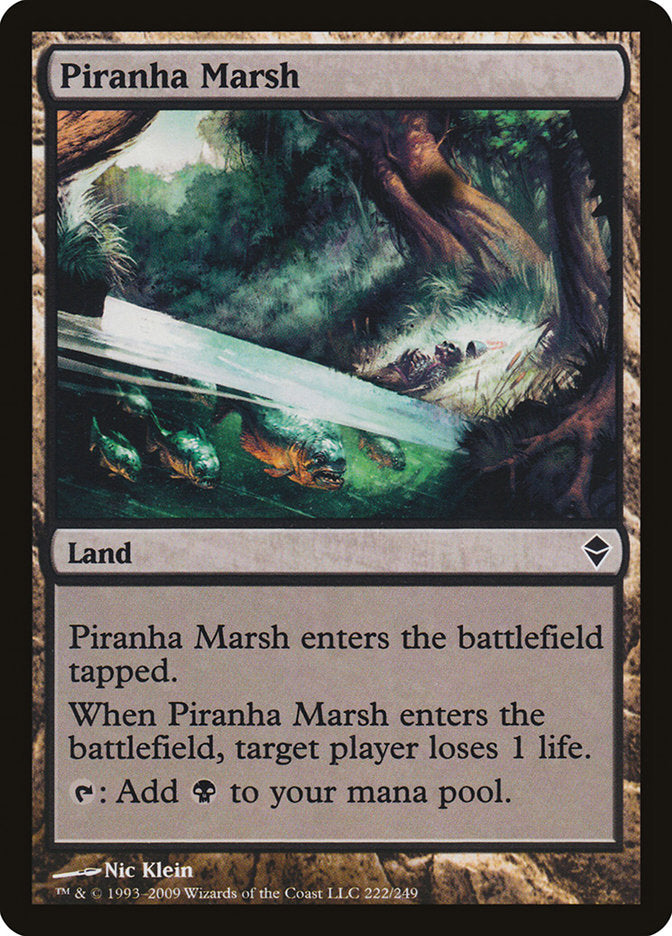 Piranha Marsh [Zendikar] | Pandora's Boox
