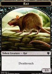 Rat // Cat Double-Sided Token [Commander 2017 Tokens] | Pandora's Boox