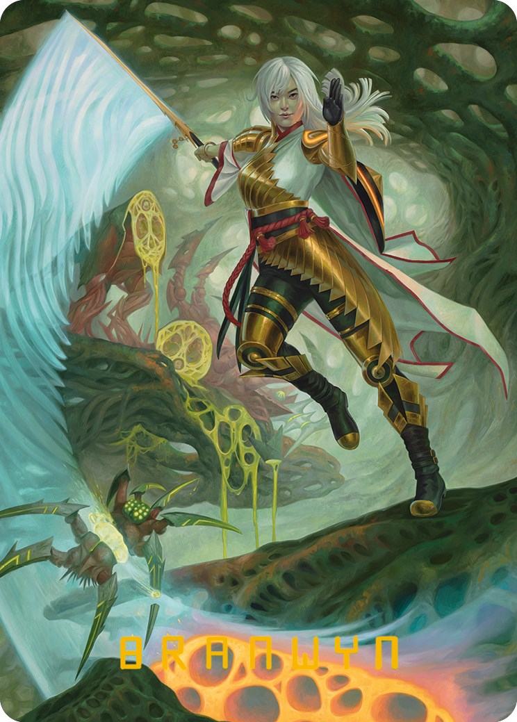 The Eternal Wanderer Art Card (Gold-Stamped Signature) [Phyrexia: All Will Be One Art Series] | Pandora's Boox