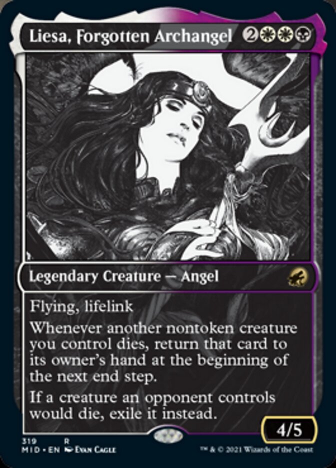 Liesa, Forgotten Archangel (Showcase Eternal Night) [Innistrad: Midnight Hunt] | Pandora's Boox
