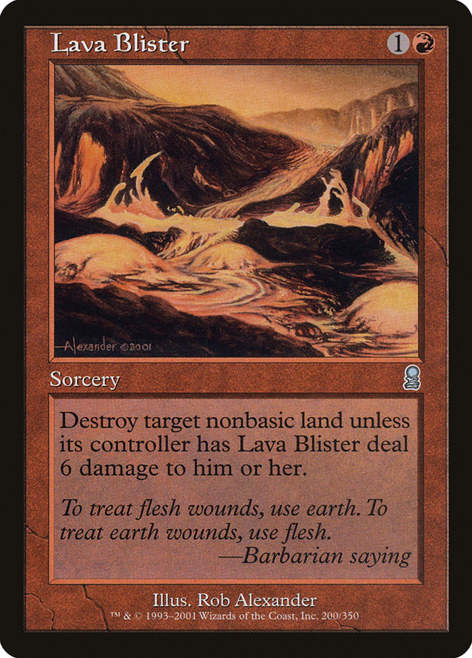Lava Blister [Odyssey] | Pandora's Boox