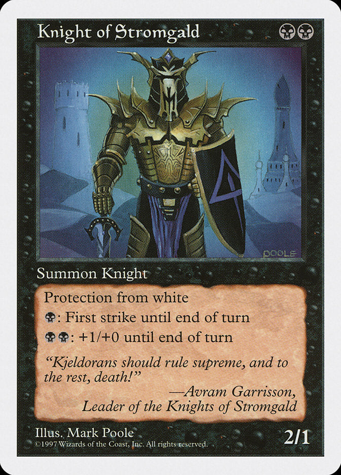 Knight of Stromgald [Fifth Edition] | Pandora's Boox
