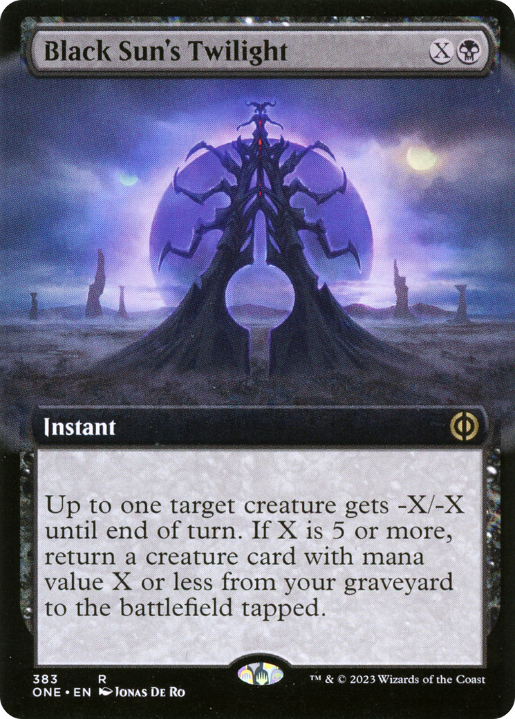 Black Sun's Twilight (Extended Art) [Phyrexia: All Will Be One] | Pandora's Boox