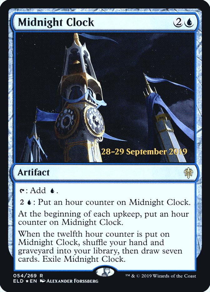 Midnight Clock [Throne of Eldraine Prerelease Promos] | Pandora's Boox