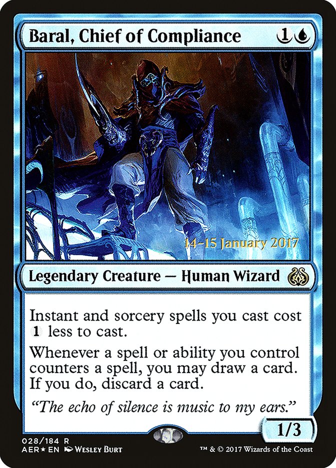 Baral, Chief of Compliance [Aether Revolt Prerelease Promos] | Pandora's Boox