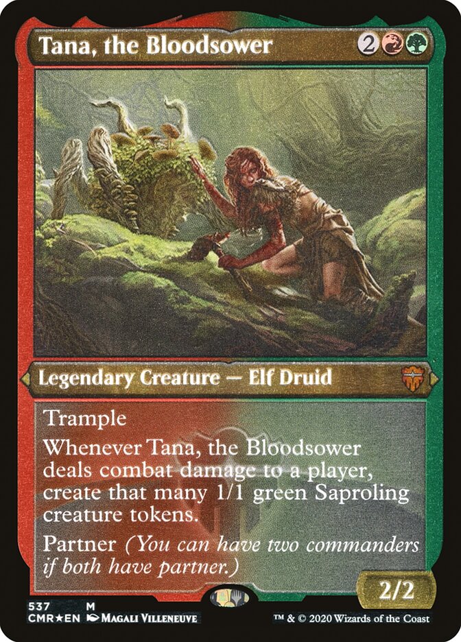 Tana, the Bloodsower (Etched) [Commander Legends] | Pandora's Boox