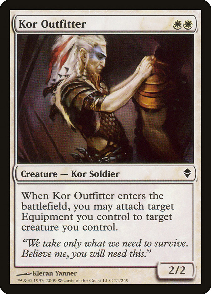 Kor Outfitter [Zendikar] | Pandora's Boox