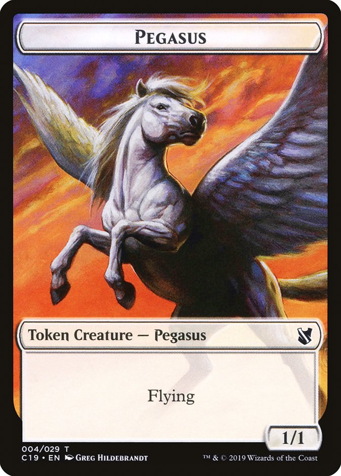 Pegasus Token [Commander 2019 Tokens] | Pandora's Boox