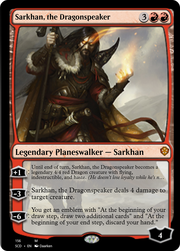 Sarkhan, the Dragonspeaker [Starter Commander Decks] | Pandora's Boox