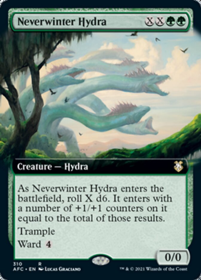 Neverwinter Hydra (Extended Art) [Dungeons & Dragons: Adventures in the Forgotten Realms Commander] | Pandora's Boox