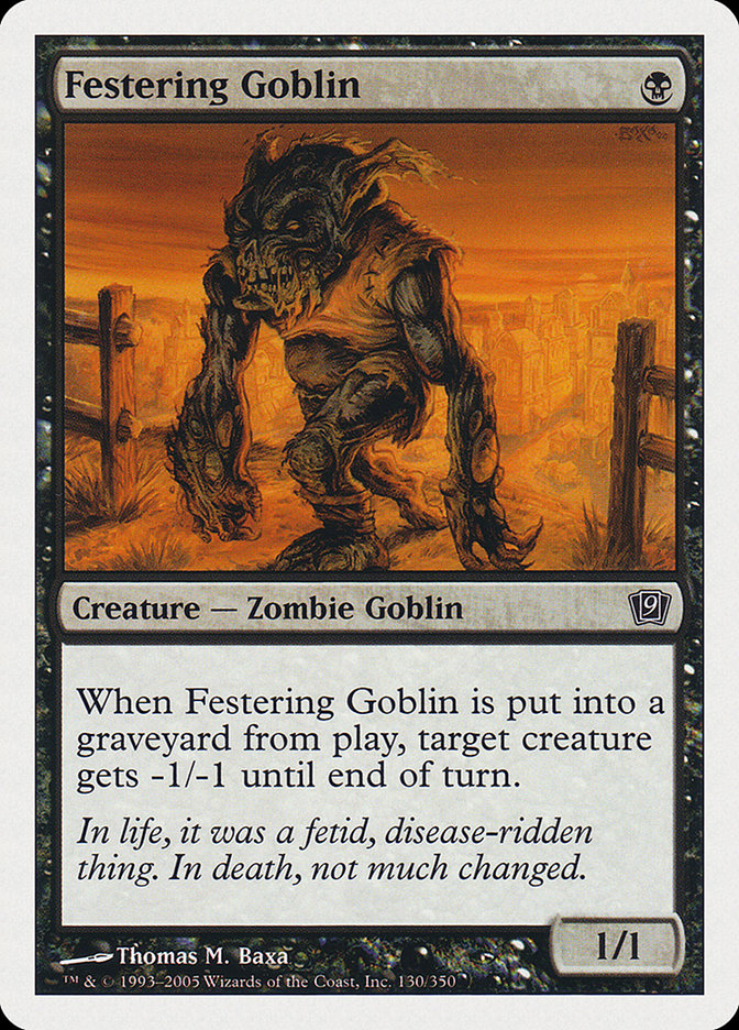 Festering Goblin [Ninth Edition] | Pandora's Boox