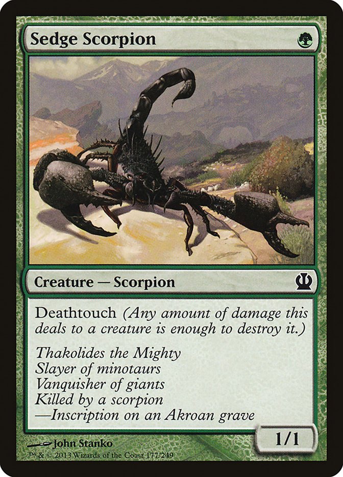 Sedge Scorpion [Theros] | Pandora's Boox