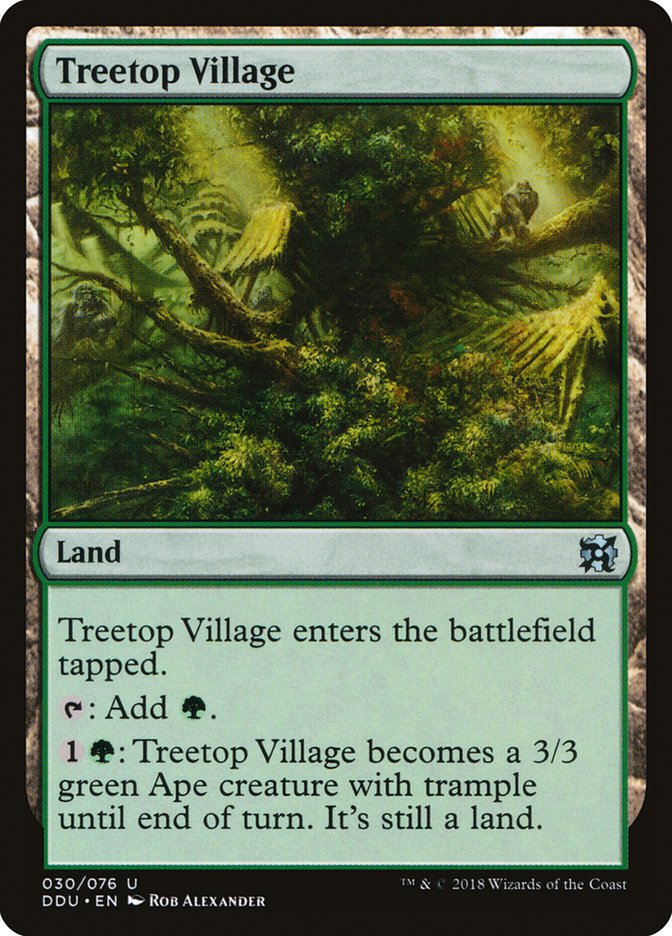 Treetop Village [Duel Decks: Elves vs. Inventors] | Pandora's Boox