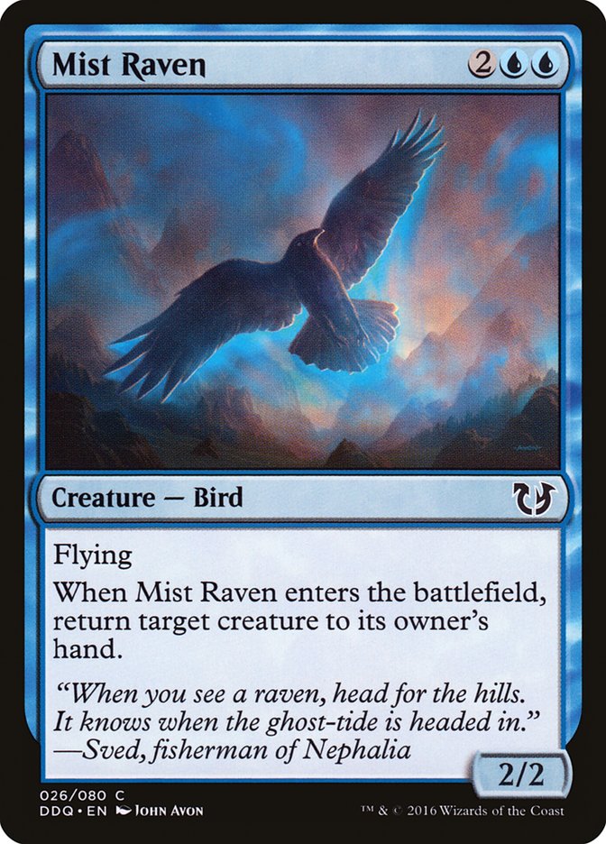Mist Raven [Duel Decks: Blessed vs. Cursed] | Pandora's Boox